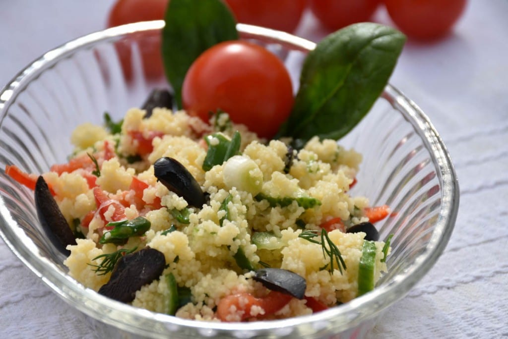 Salata de cus-cus cu legume-reteta