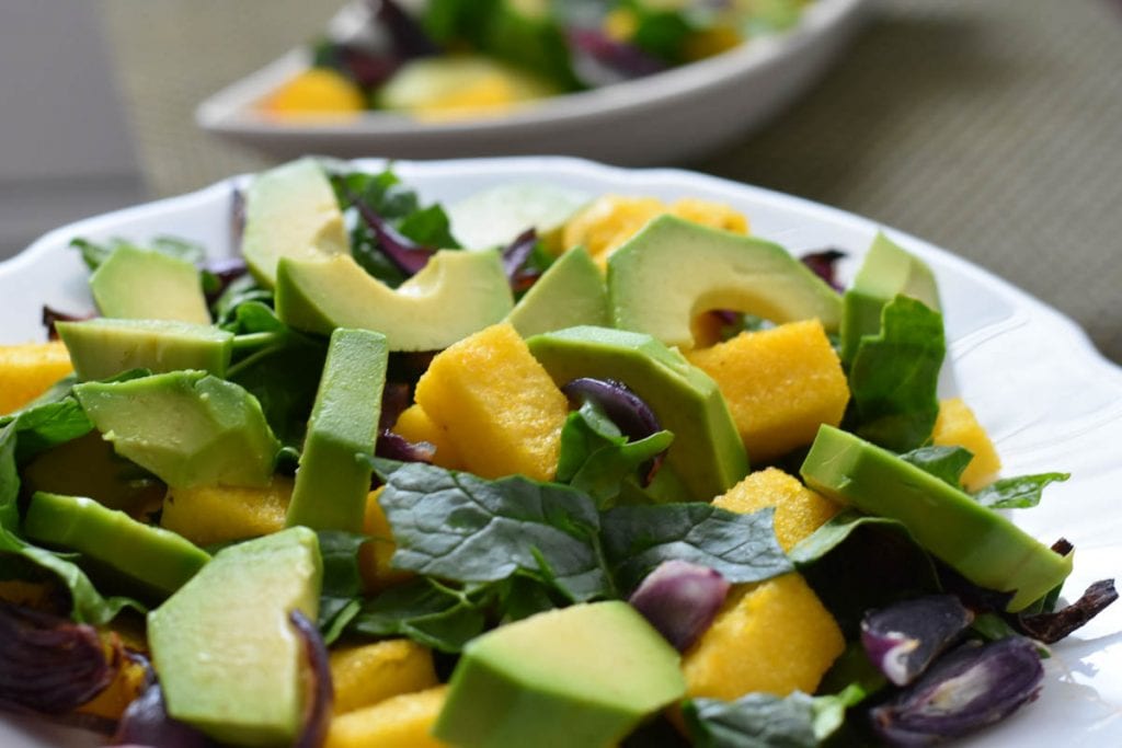 salata din spanac si avocado-reteta