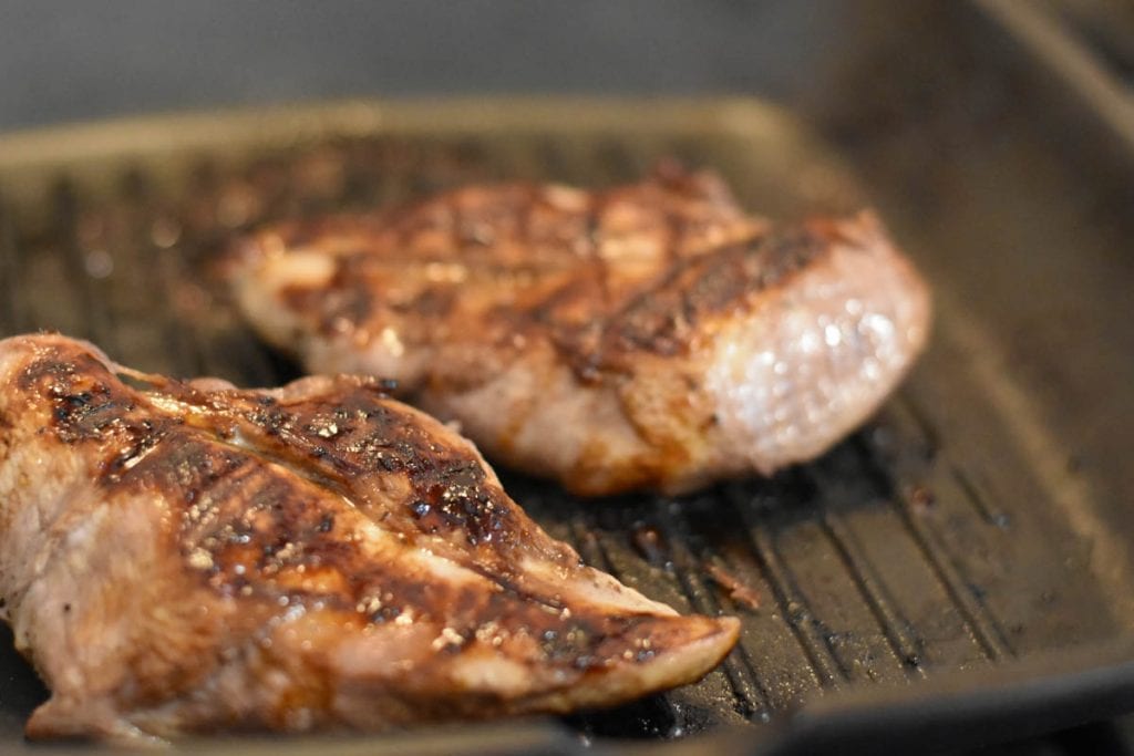 Piept pe grill - reteta