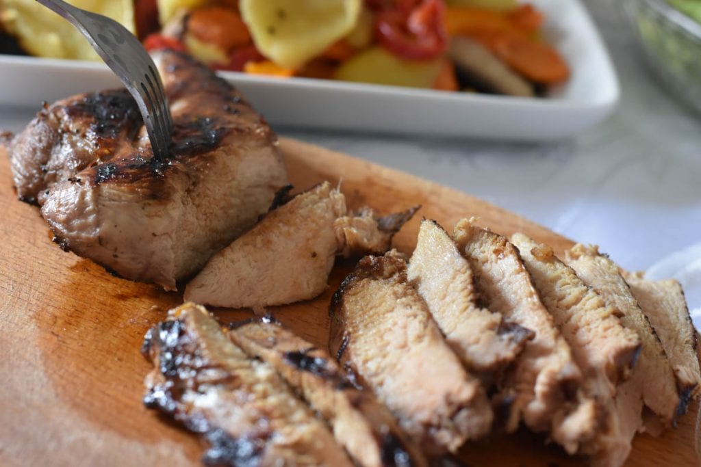 piept de bibilica la grill -reteta
