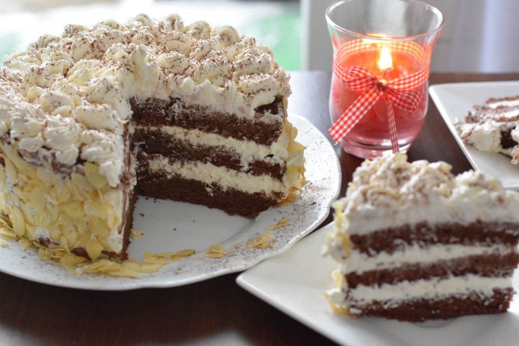 tort de cacao si frisca-reteta