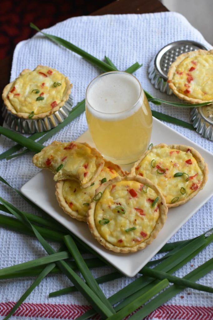 mini tarte cu branza de capra - vezi reteta