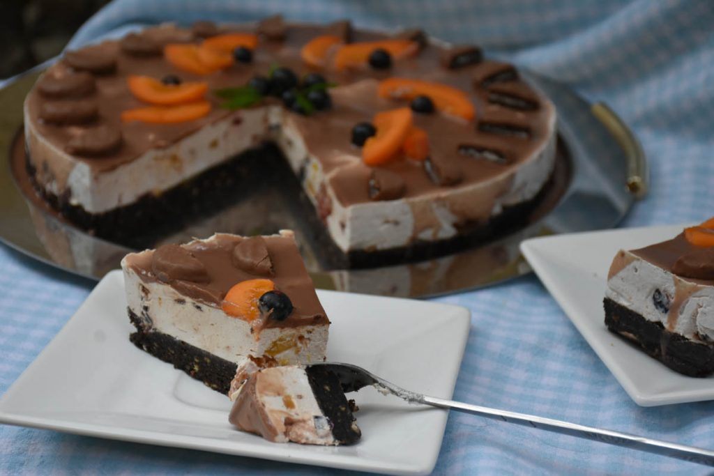 cheesecake oreo glazurat -reteta